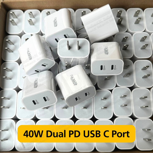 40w usb wall charger block - 40w,